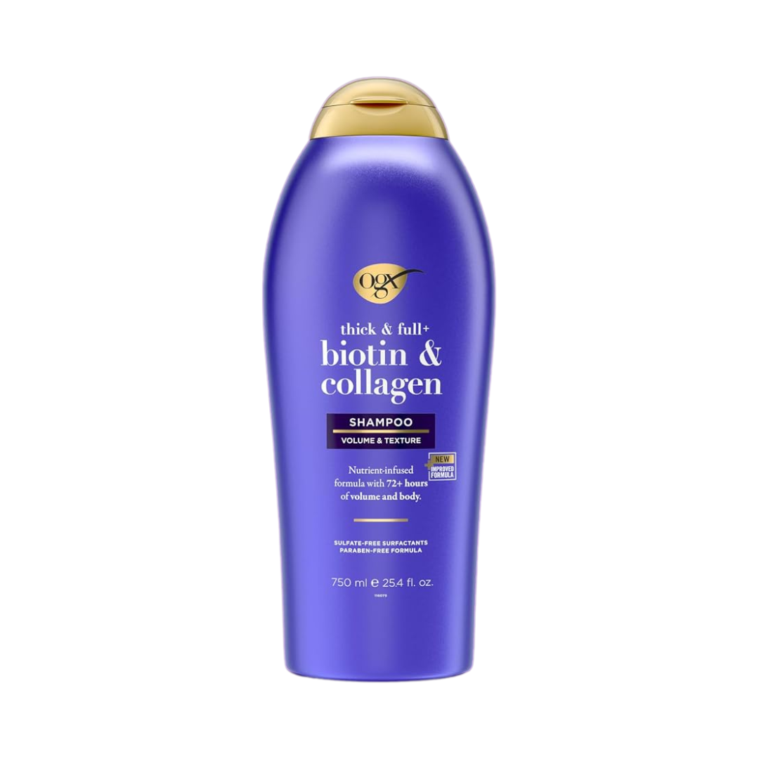 OGX Thick & Full + Biotin & Collagen Shampoo, 750 ml / 25.4 oz