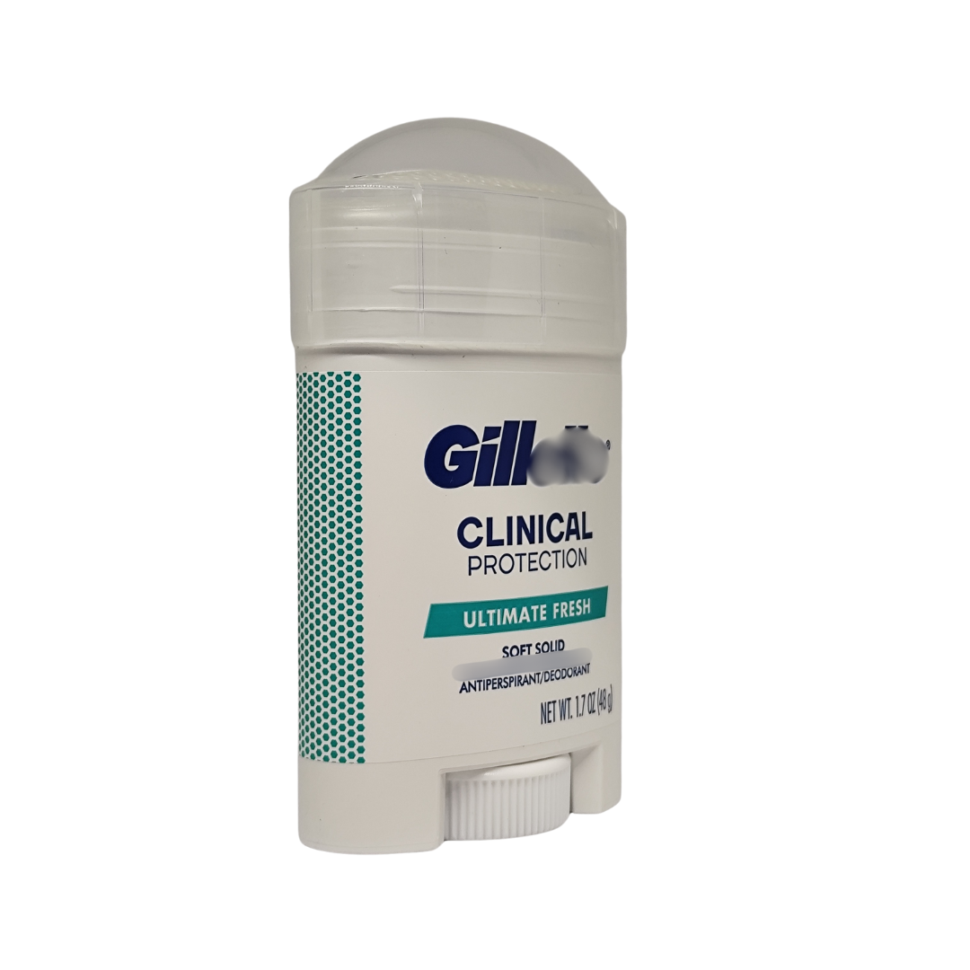 Gillette Antiperspirant Deodorant for Men, Ultimate Fresh Soft Solid, 1.7 oz. / 48 g