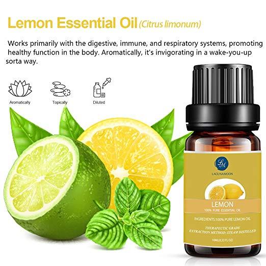 Lagunamoon 100% Pure Essential Oil 10ml (Lemon)