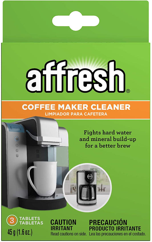 Affresh W10355052 Coffeemaker Cleaner, 3 Tablets NO BOX