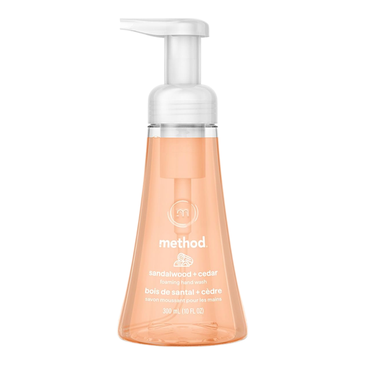 Method Sandalwood + Cedar Foaming Hand Wash, 300 ml / 10 oz