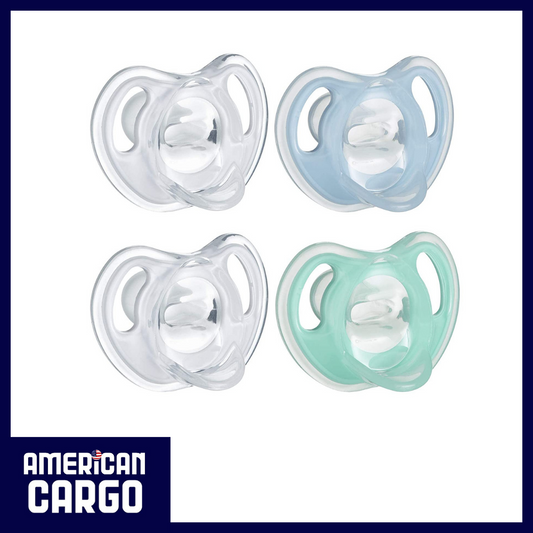 Tommee Tippee Ultra Light Silicone Pacifier For Babies 0 To 6 Months 4 Count