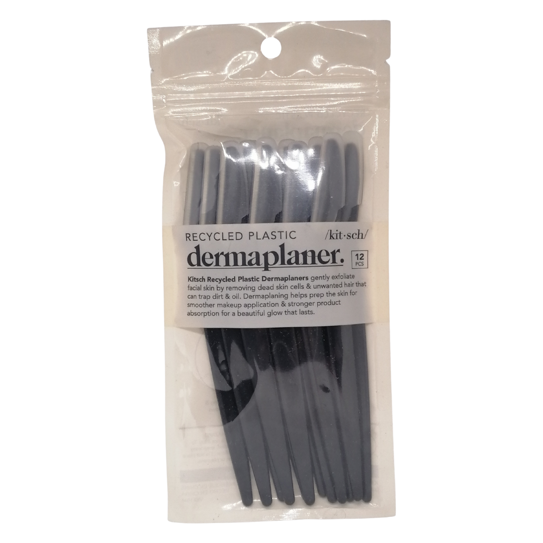 Kitsch Recycled Plastic Dermaplaner Tool, 12 Pcs