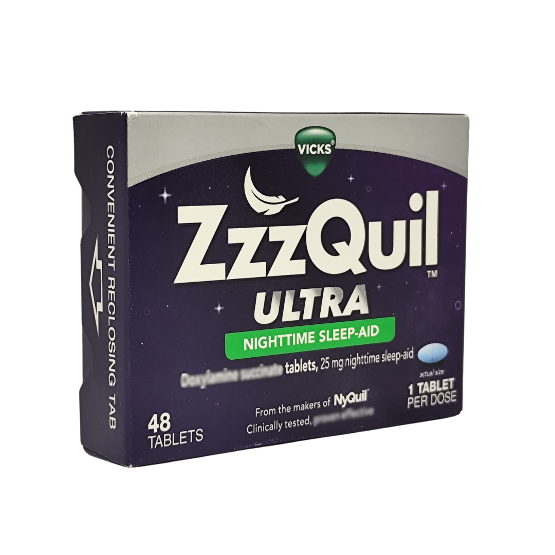 Vicks ZzzQuil Ultra Nighttime Sleep-Aid, 48 Tablets
