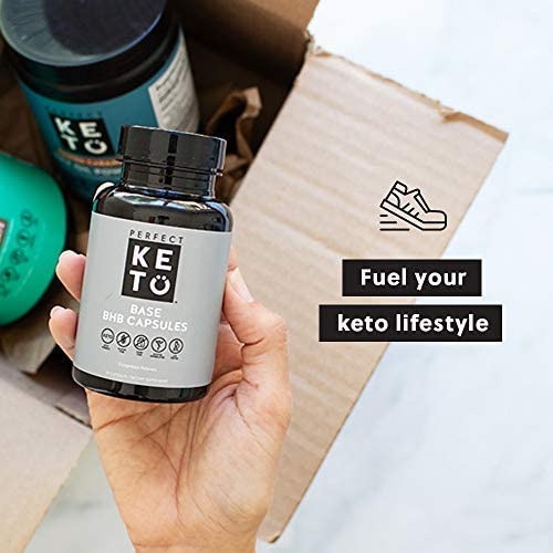 Perfect Keto BHB Capsules Exogenous Boost Pills for Ketogenic Diet Best to Support Weight Management & Energy, Focus and Ketosis Beta 60 Capsules