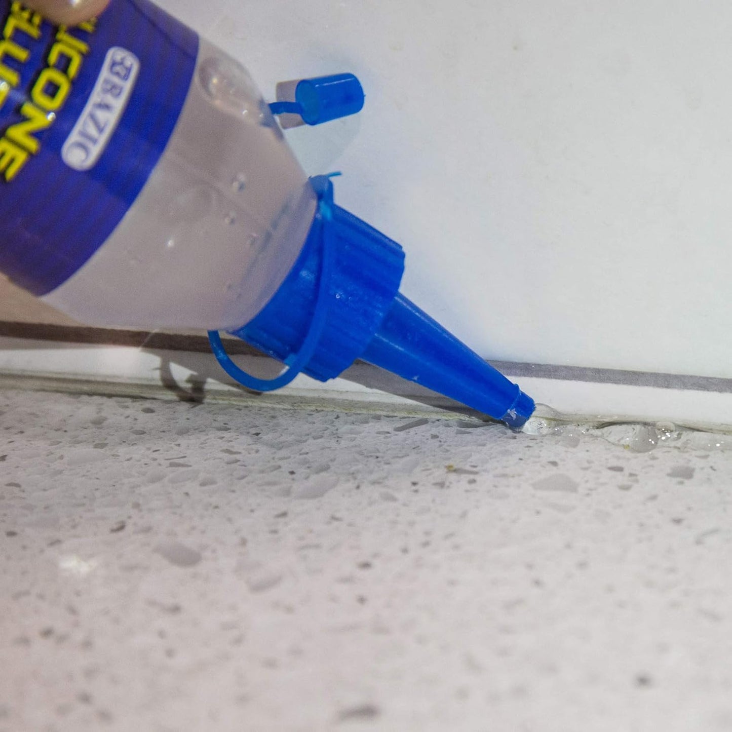 Bazic Silicone Glue Clear Adhesive Sealant 3.38 fl oz / 100ml