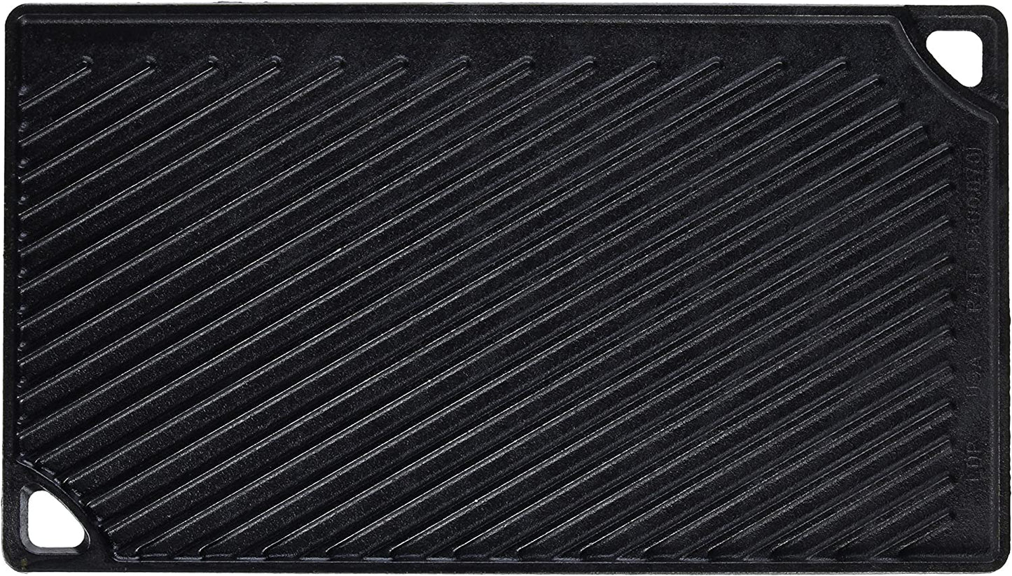 Lodge Seasoned Cast Iron Reversible Grill/Griddle LDP3 9.5-inch x 16.75-inch