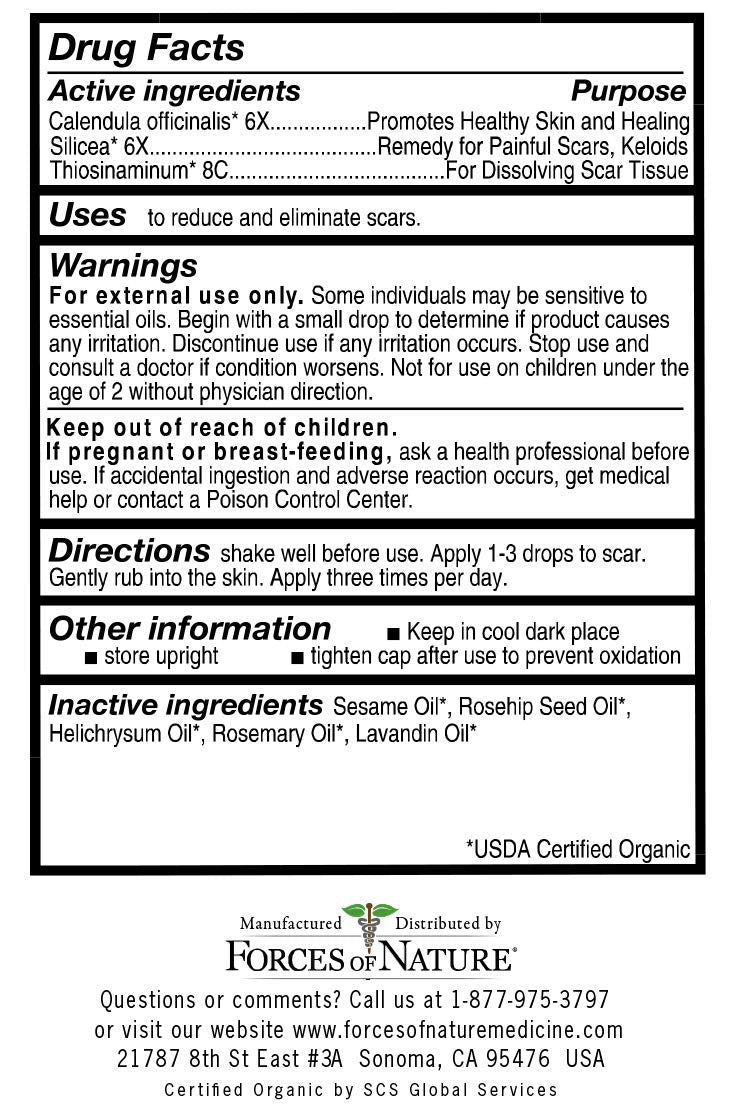 Forces Of Nature Scar Organic Plant Medicine Intensive Scar Remedy, 0.37 fl.oz / 11ml