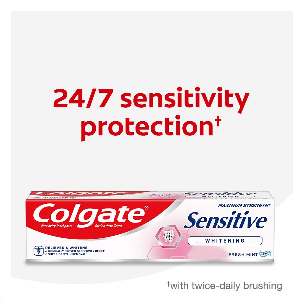 Colgate Maximum Strength Sensitive Whitening Fresh Mint 170g