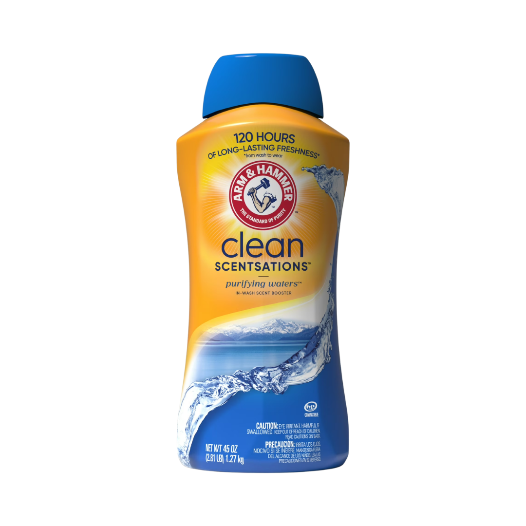 Arm & Hammer Clean Scentsations In-Wash Scent Booster Purifying Waters, 45 oz / 1.27 kg