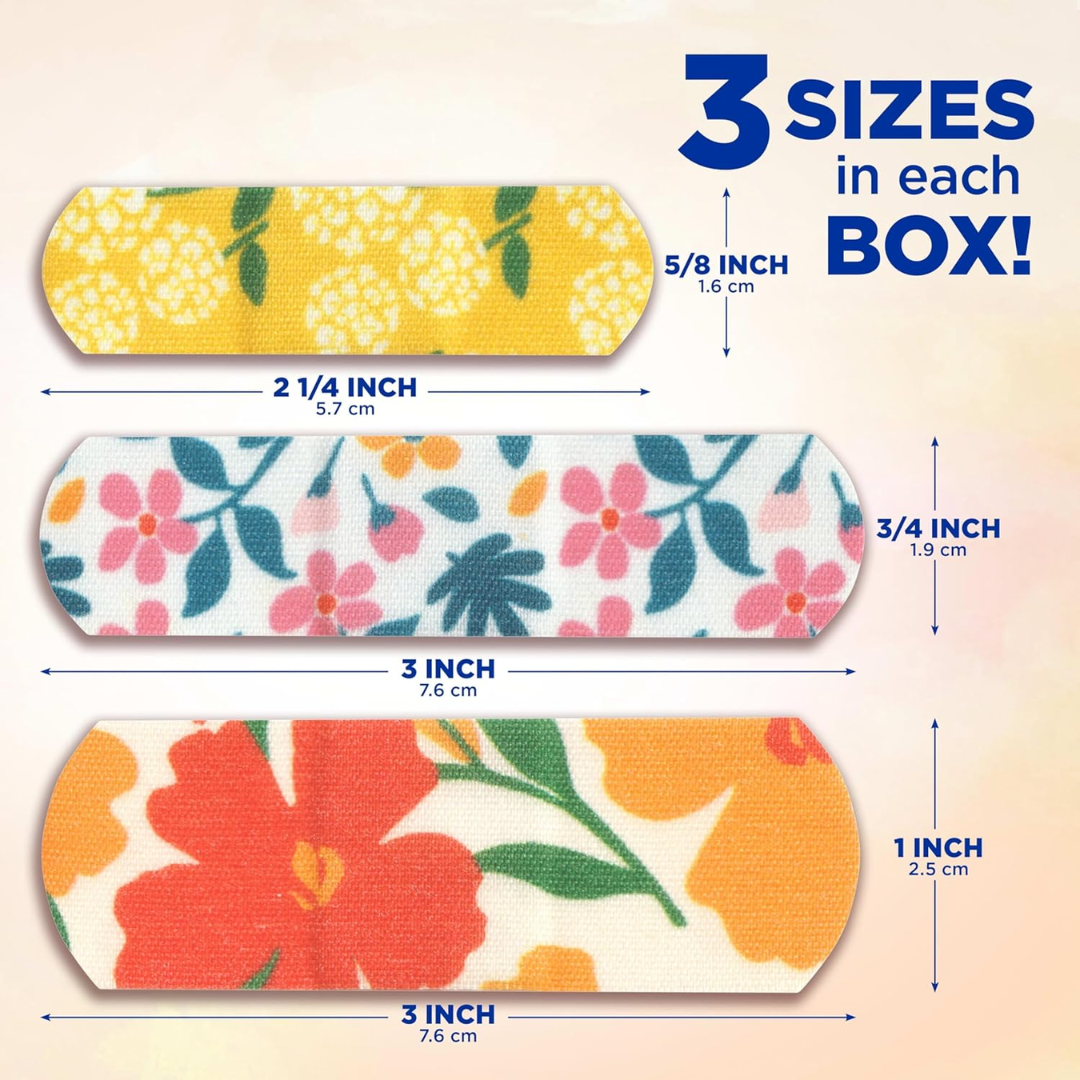 Band-Aid Flexible Fabric Adhesive Bandage Limited Edition, 30 Assorted Sizes
