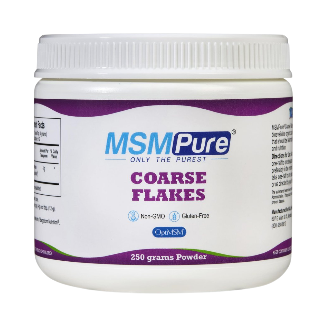 MSMPure Coarse Powder Flakes Organic Sulfur Crystals, 8.8 oz. / 250 g PACKAGING MAY VARY