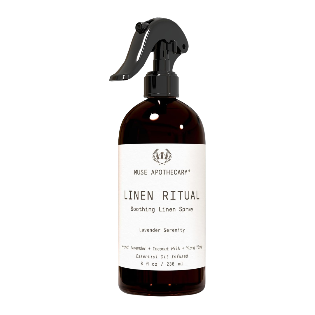 Muse Apothecary Linen Ritual Spray Lavender Serenity, 8 oz / 236 ml