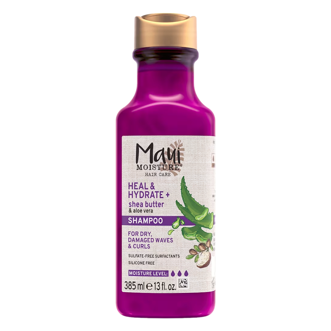 Maui Moisture Heal & Hydrate + Shea Butter Shampoo, 13 oz / 385 ml