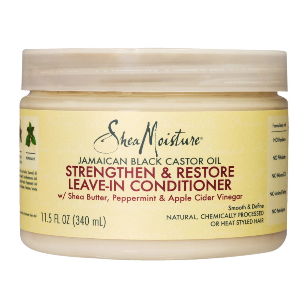Shea Moisture Jamaican Black Castor Oil Strengthen & Restore Leave-In Conditioner, 11.5 oz / 326 g