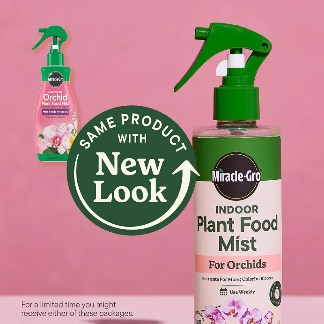 Miracle-Gro Indoor Plant Food Mist for Orchids, 8 oz / 236 ml (PACKAGING MAY VARY)