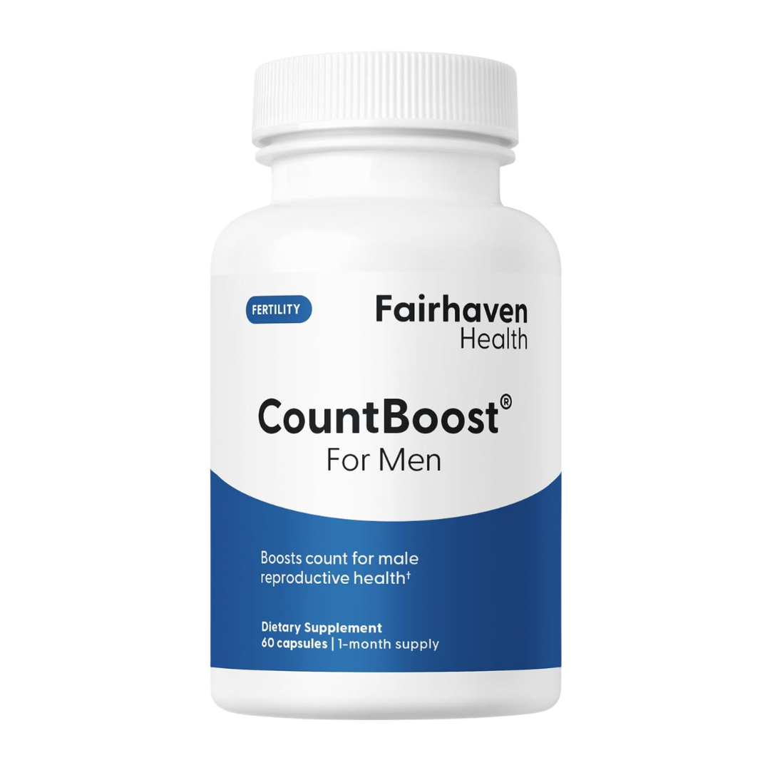 Fairhaven Health CountBoost for Men Dietary Supplement, 60 Capsules