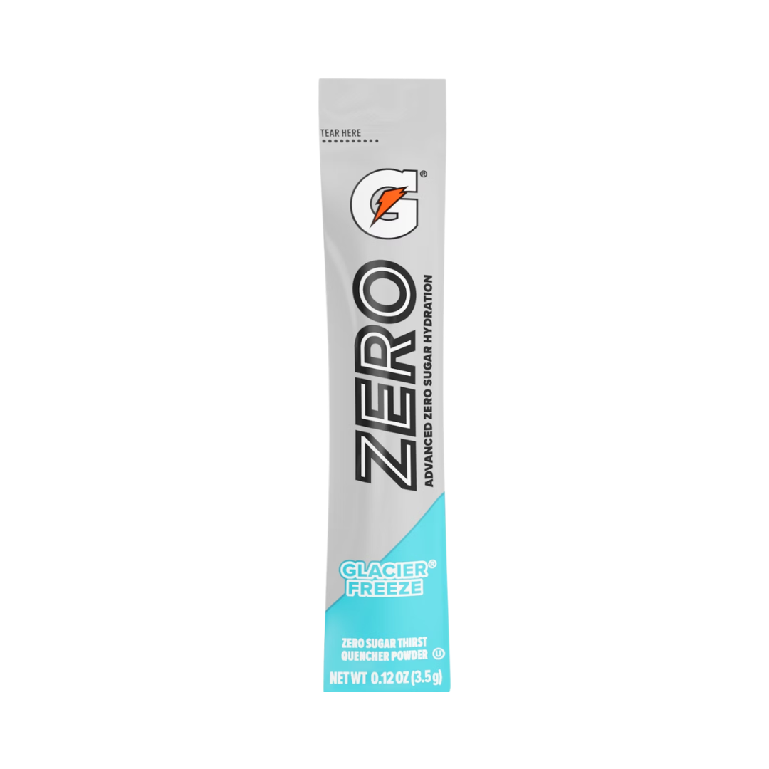 Gatorade G Zero Sugar Thirst Quencher Electrolyte Powder Glacier Freeze 3.5 g, 8 Sticks