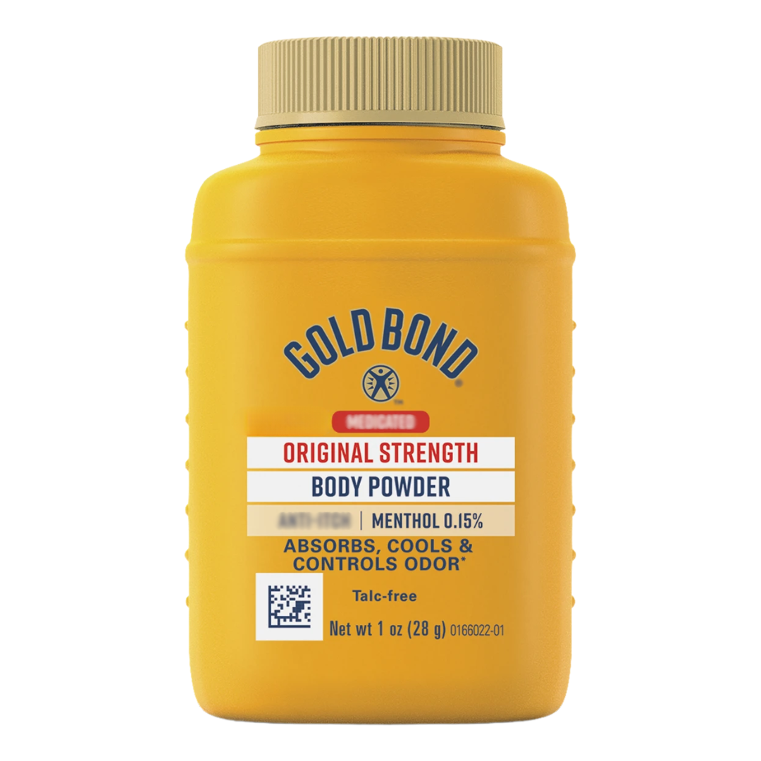 Gold Bond Original Strength Body Powder Triple Action Relief, 1 oz / 28 g