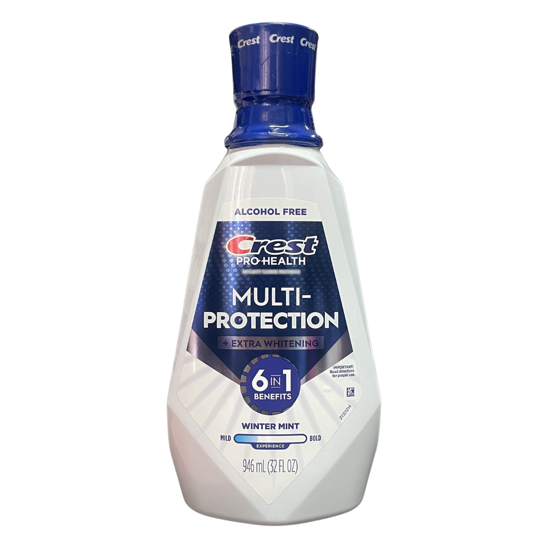 Crest Pro Health Advanced Anticavity Fluoride Rinse Extra Whitening Alcohol Free 946mL / 32 fL Oz