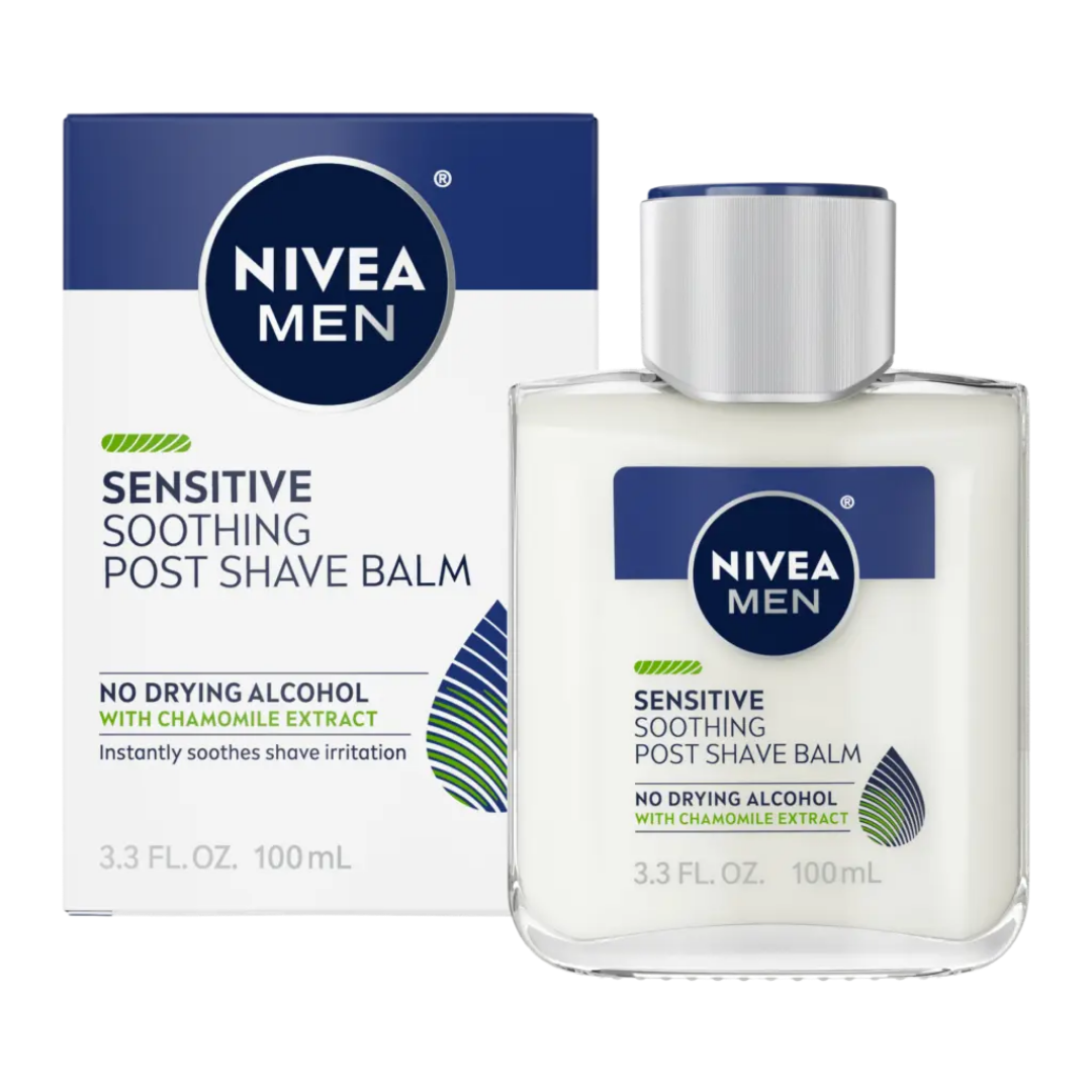 Nivea Men Sensitive Soothing Post Shave Balm, 3.3 oz / 100 ml
