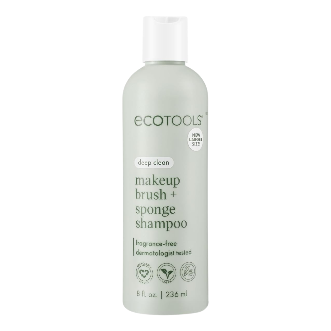 Ecotools Deep Clean Makeup Brush + Sponge Shampoo, 8 oz / 236 ml