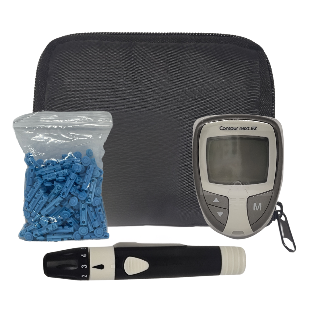 Contour Next EZ Active Forward Blood Glucose Monitoring System Starter Kit + Refills