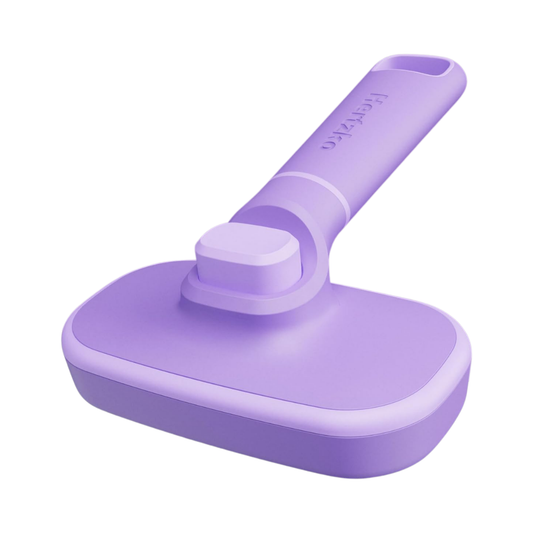 Hertzko Self Cleaning Slicker Brush for Dogs and Cats, Purple