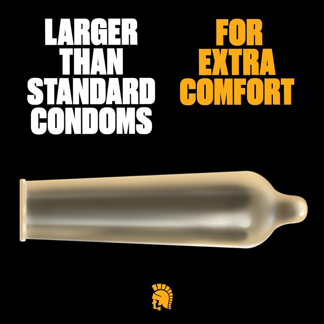 Trojan Magnum Large Size Latex Condoms Lubricated, 36 Count