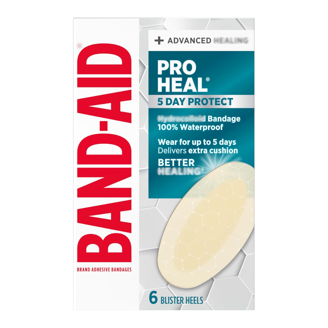 Band-Aid Pro Heal Bandage, 6 Blister Heels