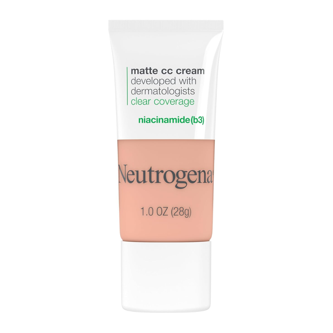 Neutrogena Matte CC Cream Clear Coverage, 1.0 oz / 28 g