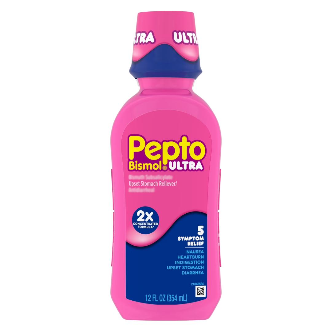 Pepto Bismol Ultra Upset Stomach Reliever, 12 oz / 354 ml