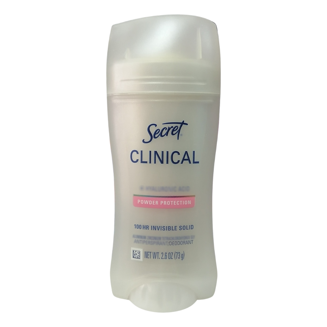 Secret Clinical Powder Protection Invisible Solid Deodorant, 2.6 oz / 73 g
