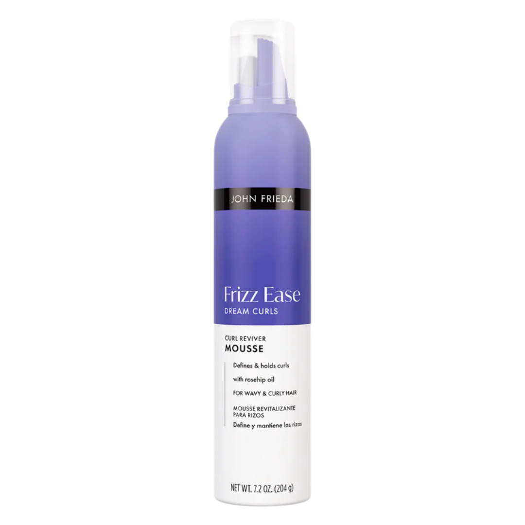 John Frieda Ease Dream Curls For Wavy & Curl Hair With Rosehip Oil Mousse 7.2 Oz / 204g