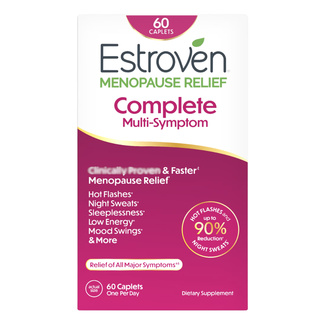 Estroven Complete Multi-Symptom Menopause Relief, 60 Caplets