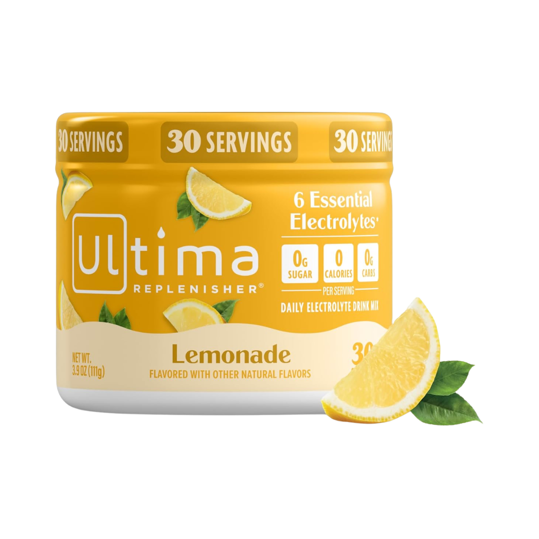 Ultima Replenisher Daily Electrolyte Drink Mix Lemonade Flavor, 3.9 oz / 111 g