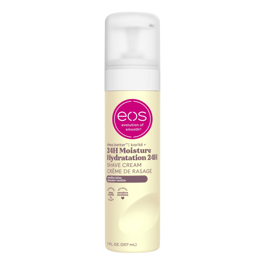 EOS Shea Better Shave Cream 24H Moisture Vanilla Bliss, 7 oz / 207 ml