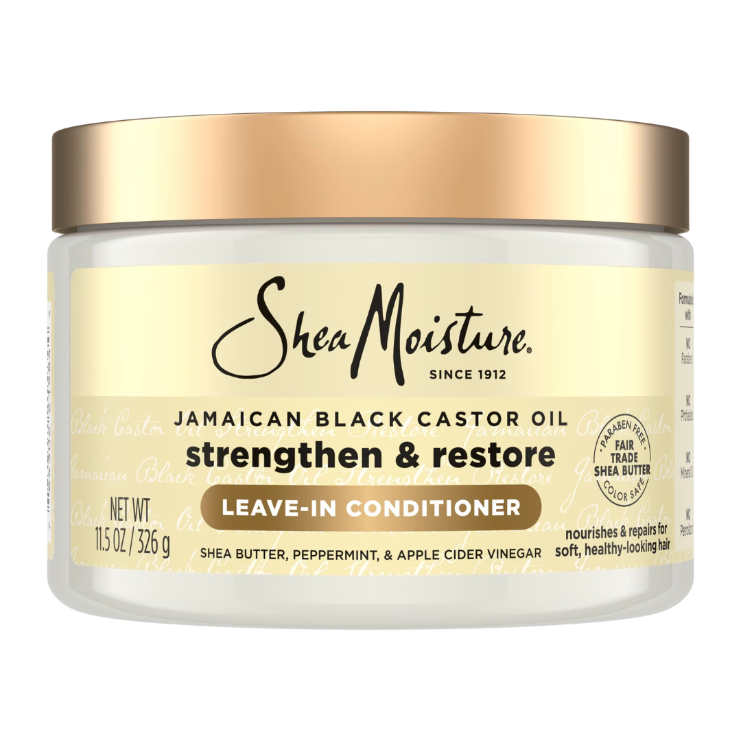 Shea Moisture Jamaican Black Castor Oil Strengthen & Restore Leave-In Conditioner, 11.5 oz / 326 g
