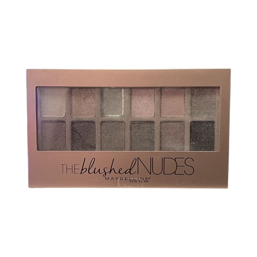 Maybelline The Blushed Nudes Eyeshadow Pallete, 11 Shades (DAMAGED)