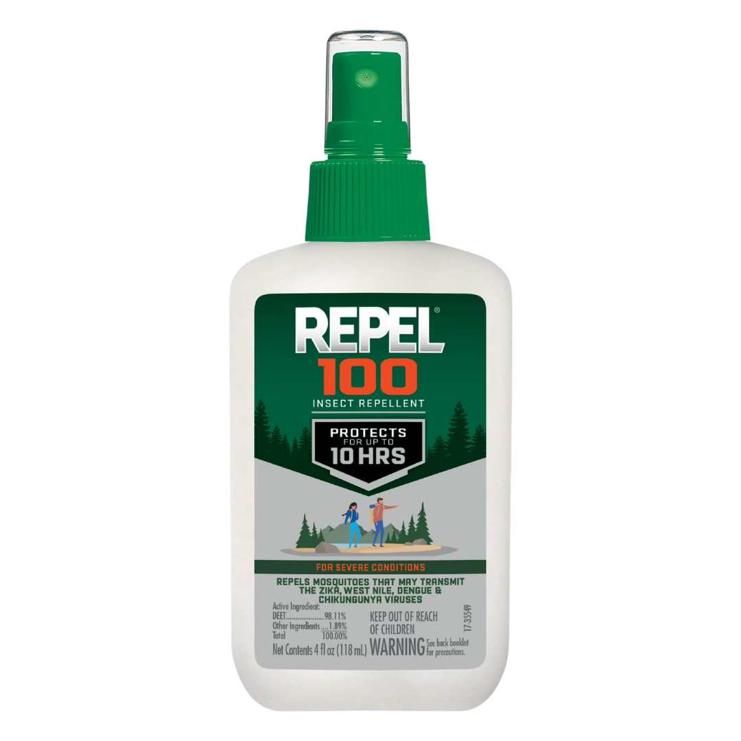 Repel 100 Insect Repellent Spray Protect up to 10 HRS, 4 fl.oz / 118ml