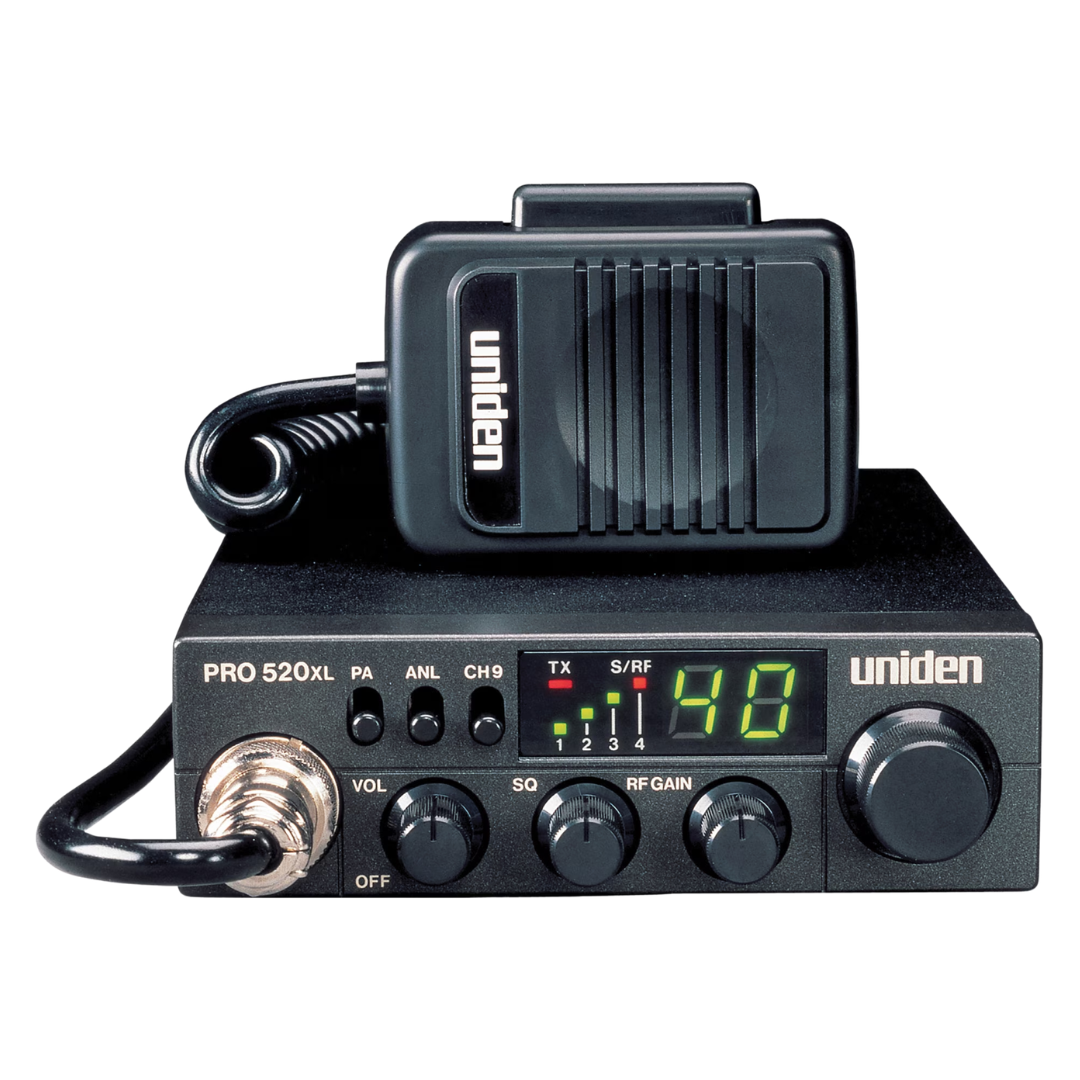 Uniden PRO520XL Pro Series 40-Channel CB Radio, Black