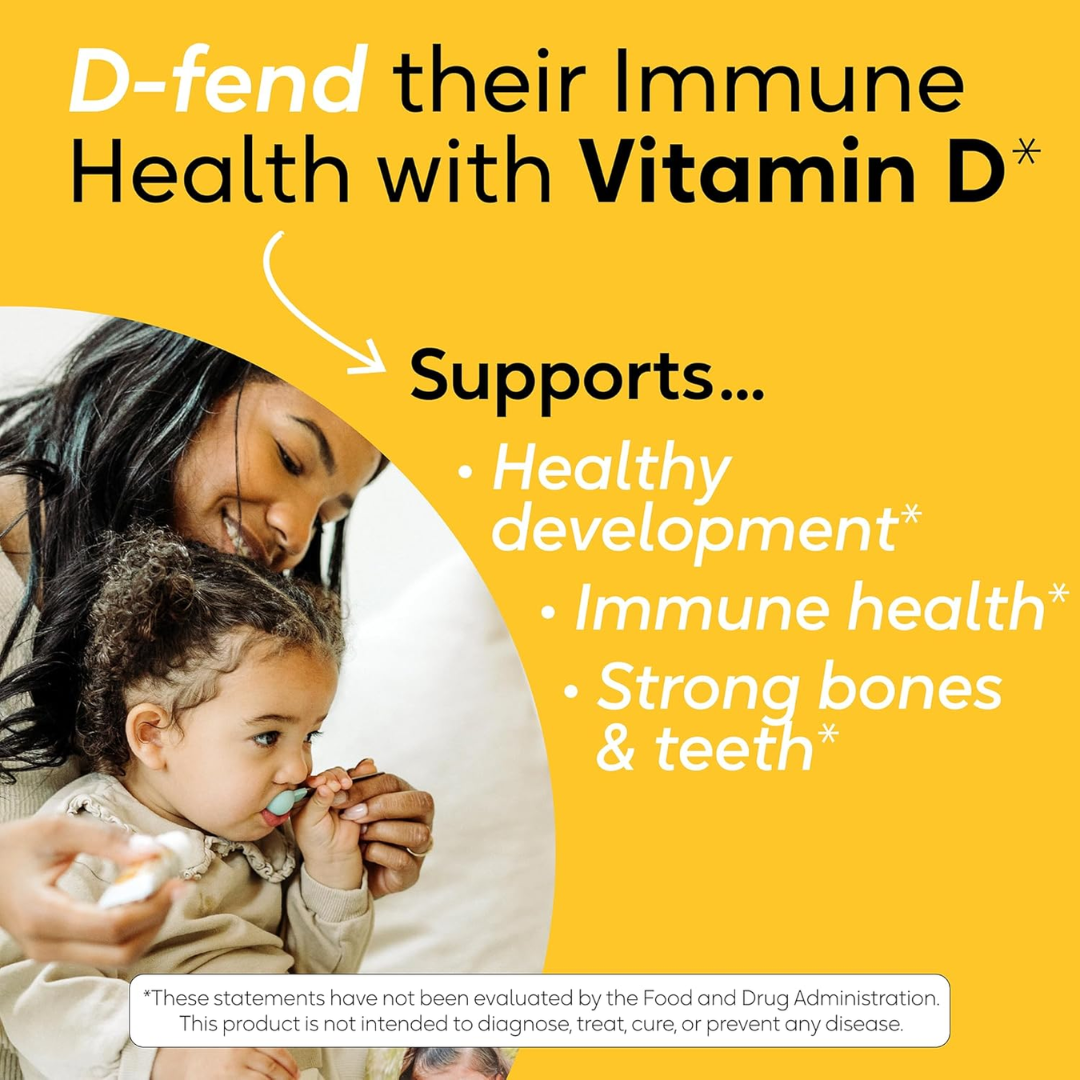 BioGaia Immune Active Baby Probiotic Drops + Vitamin D 50 Servings, 0.34 oz