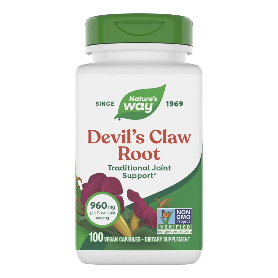 Nature's Way Devil’s Claw Root 960 mg, 100 Capsules
