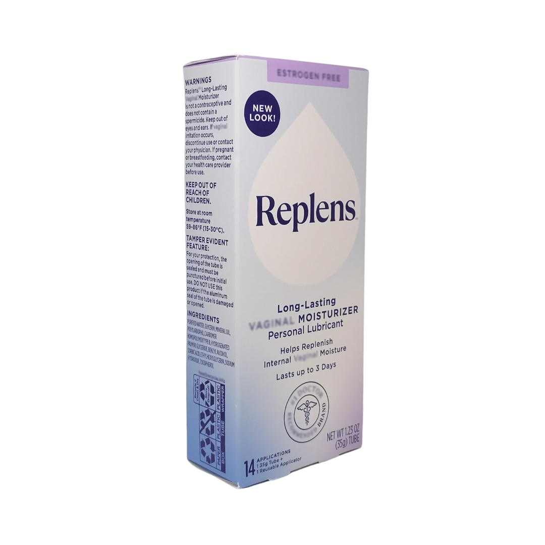 Replens Long Lasting Vaginal Moisturizer 14 ct with Reusable Applicator 35 g PACKAGING MAY VARY