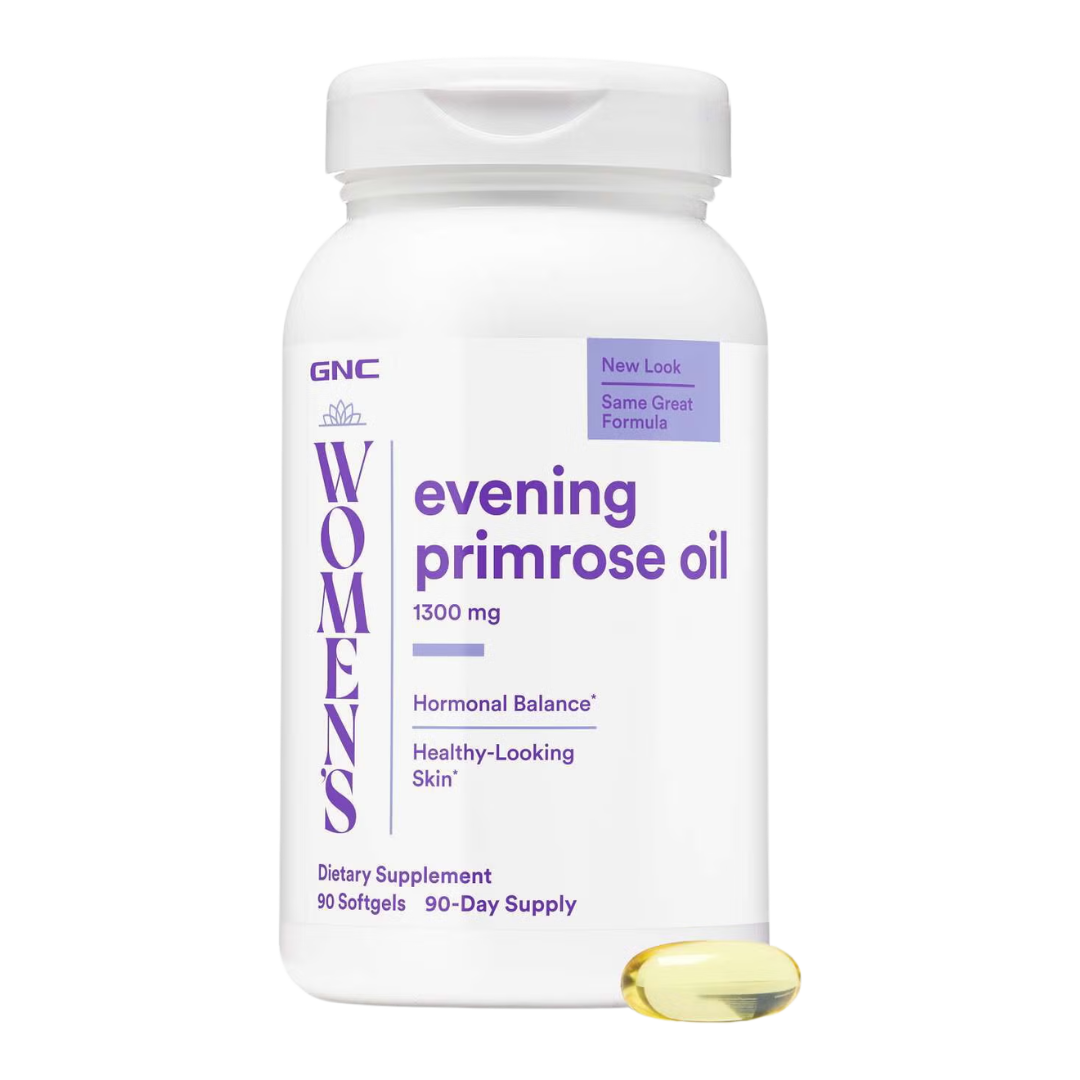 GNC Women's Evening Primrose Oil 1,300 mg, 90 Softgels