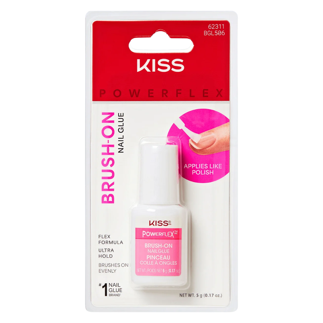 Kiss Powerflex Brush-On Nail Glue Ultra Hold, 5 g / 0.17 oz