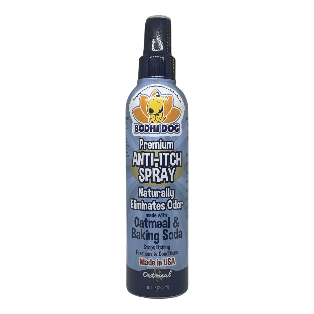 Bodhi Dog Premium Anti-Itch Spray Naturally Deodorizing Made with Oatmeal & Baking Soda, 8 fl.oz / 240ml