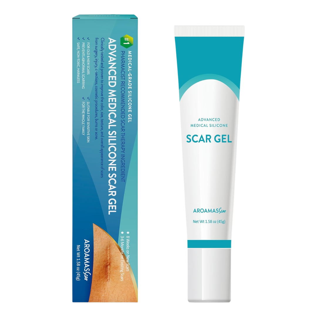 Aroamas Scar Advanced Silicone Gel, 1.58 oz / 45 g
