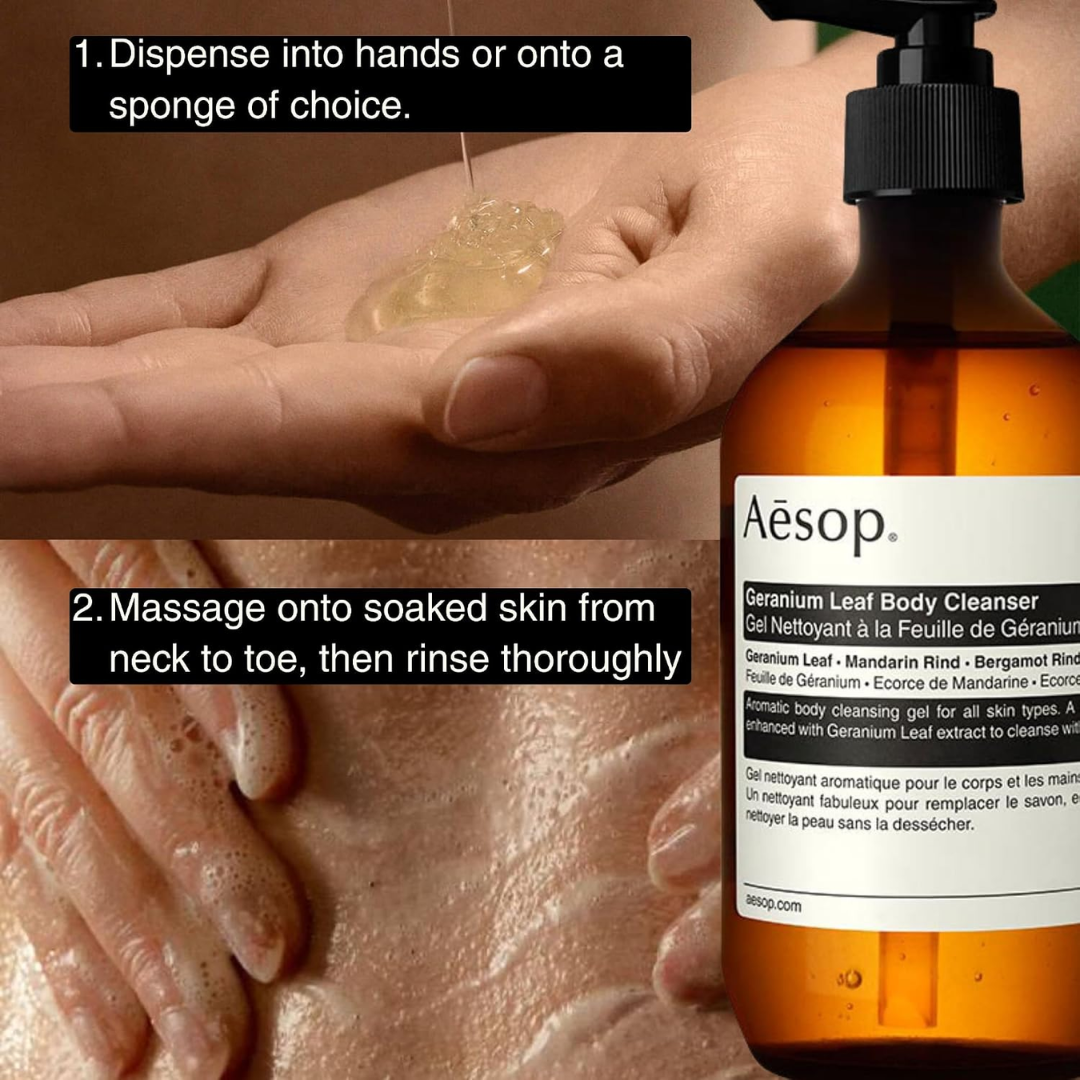 Aesop Geranium Leaf Body Cleanser, 16.9 oz / 500 ml