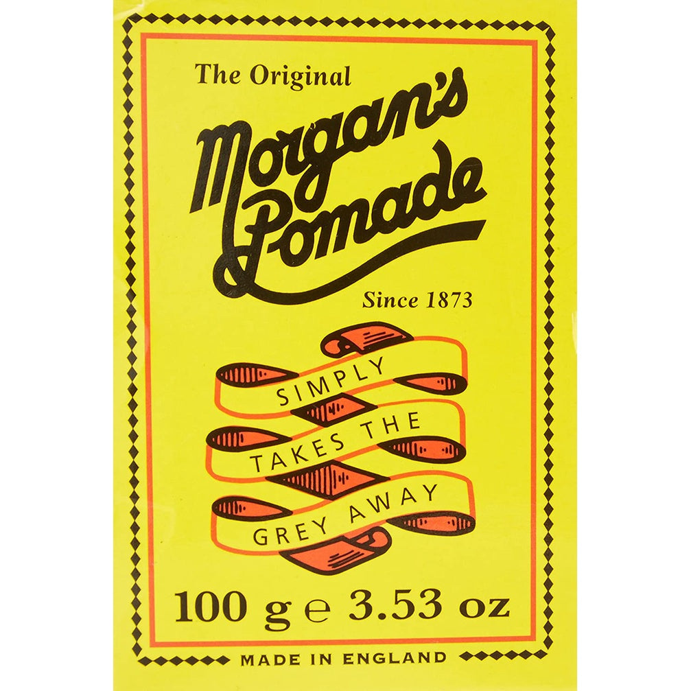 The Original Morgan's Pomade Hair Darkening, Darken Grey Hair Made in England  3.53 oz / 100 g